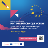 Accions altres entitats: Concurs de dibuix escolar "Pintem l'Europa que volem"