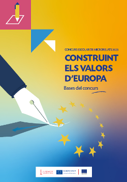 Accions altres entitats: Concurs escolar de microrelats "Construint els valors d'Europa"